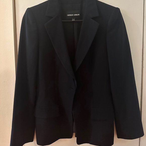 Deep Navy Giorgio Armani Blazer Size 40 - Picture 1 of 2
